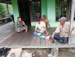 Silahturahmi Dengan Masyarakat Tetap Berjalan Walau TMMD Ke-111 Kodim 1207/Pontianak Sudah Selesai