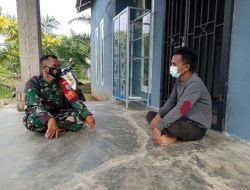 Pasca Berakhirnya TMMD Ke-111 Kodim 1207/Pontianak, Babinsa Kuala Mandor B Kunjungi Warga Binaan