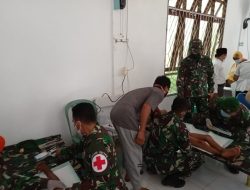 Sunatan Massal Program Non Fisik TMMD Ke-111 Kodim 1207/Pontianak