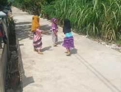 Pembangunan Jalan Rabat Beton di Lokasi TMMD Ke-111 Kodim 1207/Pontianak