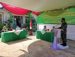 Gelar Kegiatan Penyuluhan Stunting Posyandu dan Posbindu PTM di Lokasi TMMD Ke-111 Kodim 1207/Pontianak
