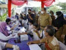 Wabup Asahan Tinjau Proses Pelaksanaan Vaksinasi Massal