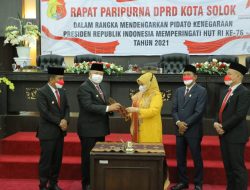 RPJMD Kota Solok 2021-2026 Disepakati