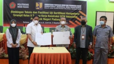 PNP Bersama Balai Jasa Konstruksi Wilayah I Banda Aceh, Gelar Uji Sertifikasi Kompetensi