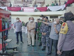 Tinjau Pelaksanaan Vaksinasi Massal Di GOR, Ini Kata Bupati Asahan