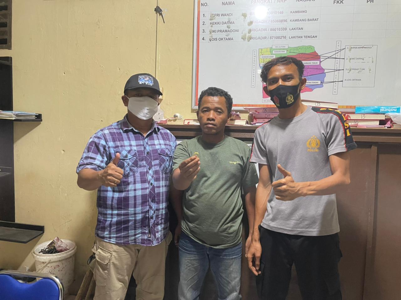 Team Black Eagle Polsek Lengayang Amankan Tersangka Pencurian Emas Bermoduskan Dukun