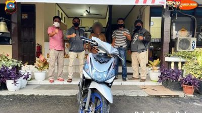 Gadaikan Motor Pinjaman, Seorang IRT Diringkus Polsek Padang Timur