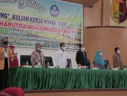 Wawako coaching KKN Universitas Mahaputra Muhammad Yamin Solok
