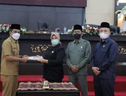 Ranperda Perubahan APBD Kota Solok Tahun 2021 Disahkan Menjadi Perda
