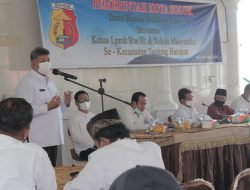 Wako Silahturahmi Bersama Ketua LPMK / RT / RW se- Kecamatan Tanjung Harapan Kota Solok