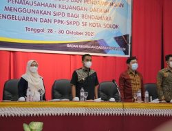 Pemko Solok Gelar Bimtek dan Pendampingan Penatausahaan Keuangan Daerah