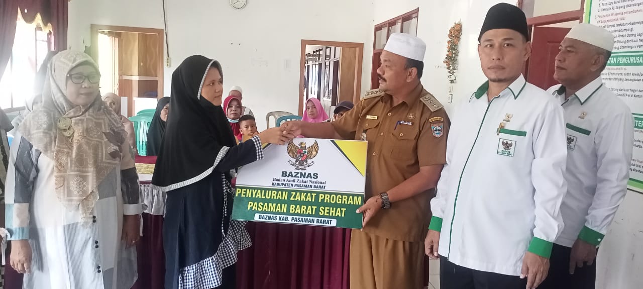Baznas Pasbar, Kembali Salurkan Zakat ASN Di Lima Kecamatan