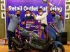 Siswa SMK Pelanggan AXIS di Bengkulu Terkejut Raih Sepeda Motor