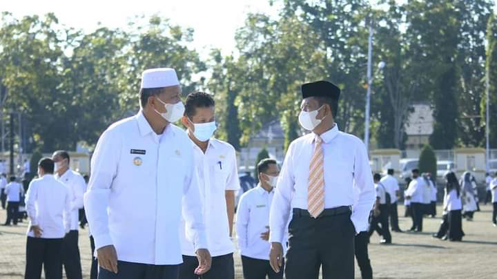 Percepatan Pemberian Vaksin, Pemda Pasbar Gelar Apel Gabungan Khusus