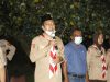 Kakwarcab 0317 Pasbar Pimpin Upacara Api Unggun PWC di Muaro Sasak