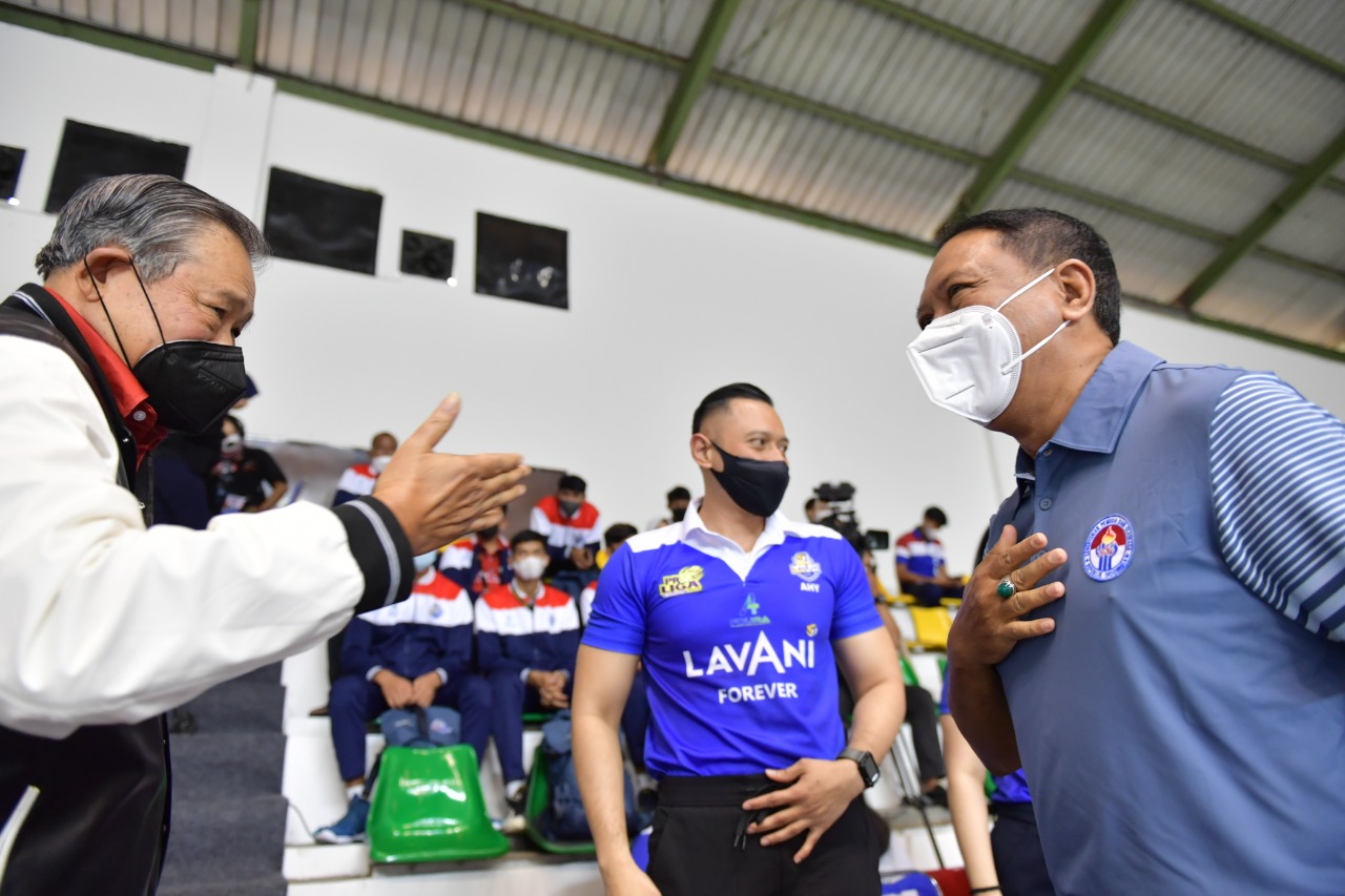 Menpora Bersama SBY Tonton Serunya Pertandingan Proliga 2022