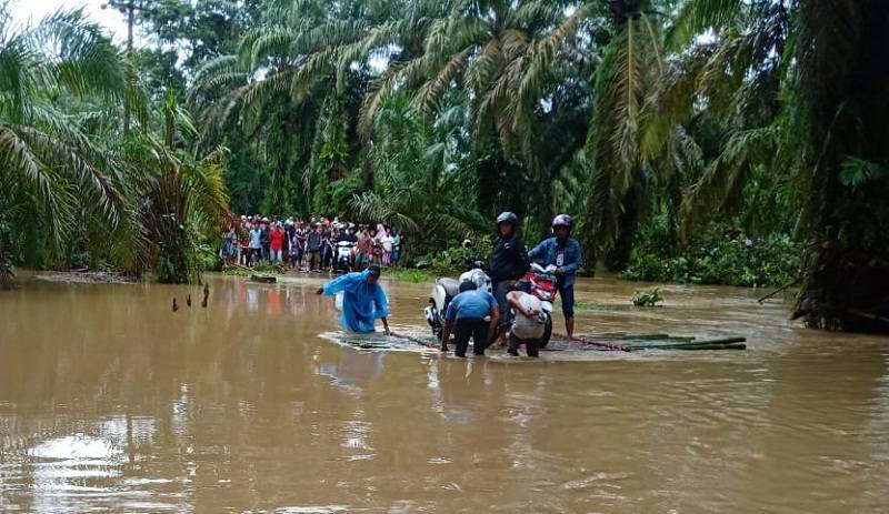 BPBD Taksir Kerugian Banjir di Kabupaten Limapuluh Kota Mencapai 4,5 Miliar