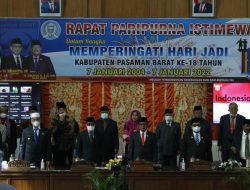 HUT Pasbar ke 18, Gubernur Tekankan Bergandengan Tangan Dalam Pembangunan