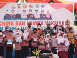 Wawako Solok Launching Lomba Vaksinasi Bagi Siswa Umur 6-11 Tahun