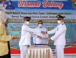 Pemkab Solok Gelar Serah Terima Jabatan Camat Junjung Sirih