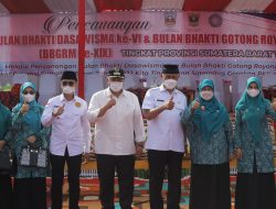 Wako Hadiri Pencanangan Bulan Bhakti Dasawisma Tingkat Propinsi Sumatera Barat Tahun 2022