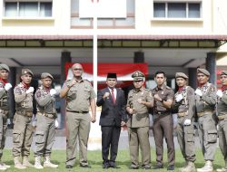 Wawako Solok hadiri Upacara HUT Satpol PP Tingkat Provinsi Sumatera Barat 