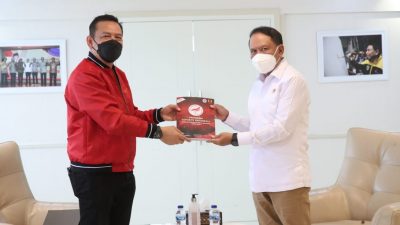 PBESI Bahas Kegiatan E-Sports Indonesia bersama Menpora Amali