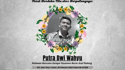 Pemkab Pasbar Lepas Jenazah Relawan Gempa Pasbar ke Kota Padang
