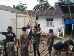 Pemkab Pasbar Bangun Contoh Hunian Sementara Bagi Para Korban Gempa