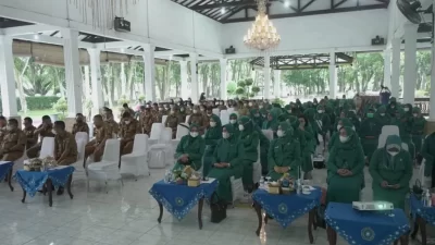 Asisten Pemerintahan dan Kesejahteraan Rakyat Buka Rakornis TP PKK Kabupaten Asahan