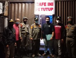 Tidak Patuhi Aturan, Kafe Viral Situ Party Ditutup Satpol PP Padang