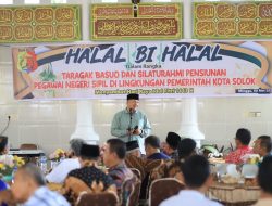 Pemko Solok Gelar Halal Bihalal Dengan Pensiunan ASN