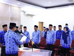 Pemko Solok Lantik Pejabat Administrator Dan Pejabat Pengawas DLH