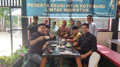 MTsN Koto Baru Solok Gelar Reuni Lintas Angkatan Alumni
