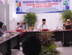 Wako Solok Buka Seminar Konsultasi Publik Kajian Prospek Kuliner