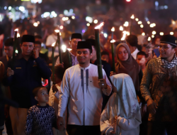 Wawako Solok Hadiri Pawai Obor Peringatan Tahun Baru Islam 1444 Hijrah