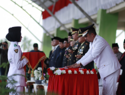 Wawako Solok Pimpin Upacara Penurunan Bendera Pusaka Tahun 2022