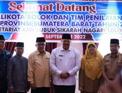 Wako Solok Apresiasi Tim Penilai KAN Berprestasi Tingkat Provinsi Sumatera Barat