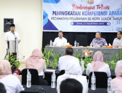 Pemko Solok Gelar Bimtek Peningkatan Kompetensi Aparatur Kecamatan/Kelurahan