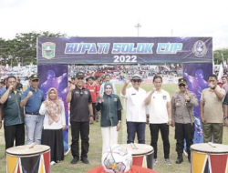Pemkab Gelar Turnamen Sepak Bola Bupati Solok Cup 2022
