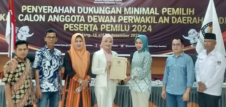 Baru 6 Calon DPD Sumbar yang Serahkan Syarat Dukungan