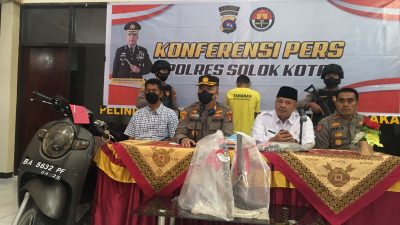 Kabur 9 Bulan, Polres Solok Kota Berhasil Meringkus Pelaku Pembunuhan Marbot Masjid