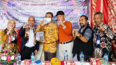 Nagari Bungo Pasang Salido Masuk Nominasi Keterbukaan Informasi Publik 2022