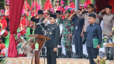Bupati Safaruddin Pimpin Upacara Peringatan Hari Amal Bakhti ke-77 Kementerian Agama