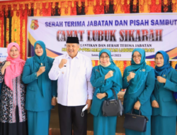 Wako Solok Hadiri Sertijab Camat Lubuk Sikarah
