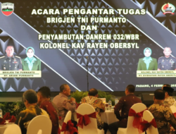 Wawako Solok Hadiri Pisah Sambut Danrem 032/Wirabraja