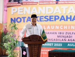 Pemko Solok Bersama PA Lakukan Penandatanganan MoU