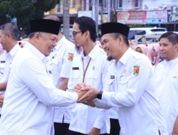 Hari Pertama Masuk Kerja Setelah Idul Fitri 1444 H, Wako Solok Pimpin Apel Gabungan