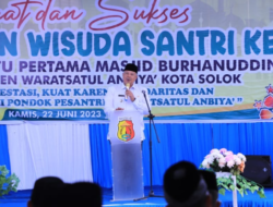 Wako Solok Buka Milad ke-15 dan Wisuda Santri ke-9 Ponpes Waratsatul Anbiya’