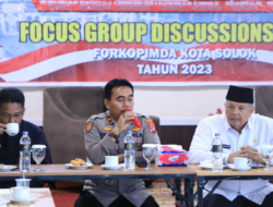 Jelang HUT RI ke-78, Pemko Solok Gelar FGD Forkopimda